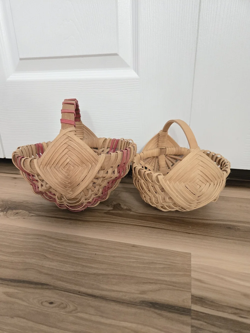 Vintage Handmade Gods Eye Egg Baskets
